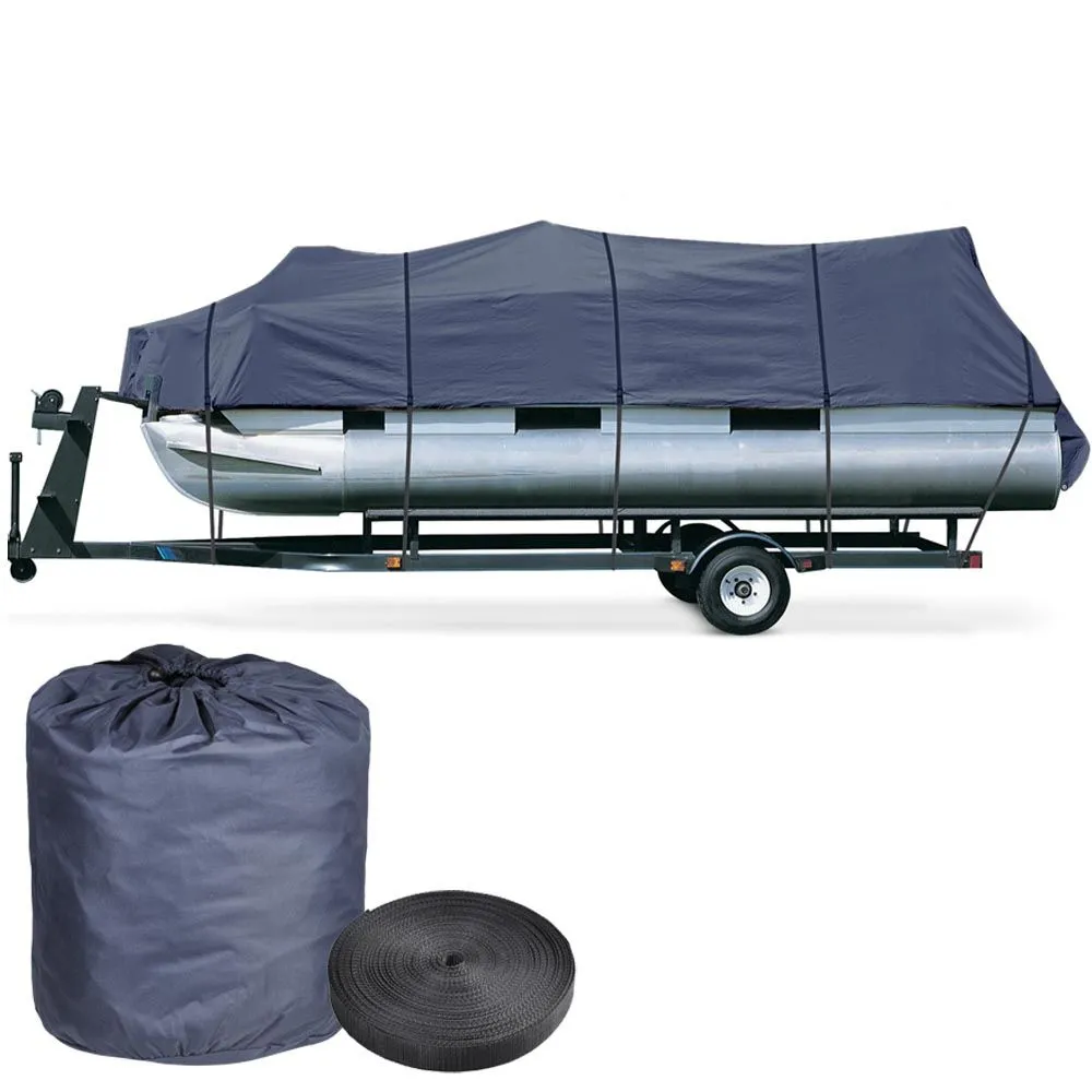 17'-19' Waterproof Pontoon Trailerable Boat Cover