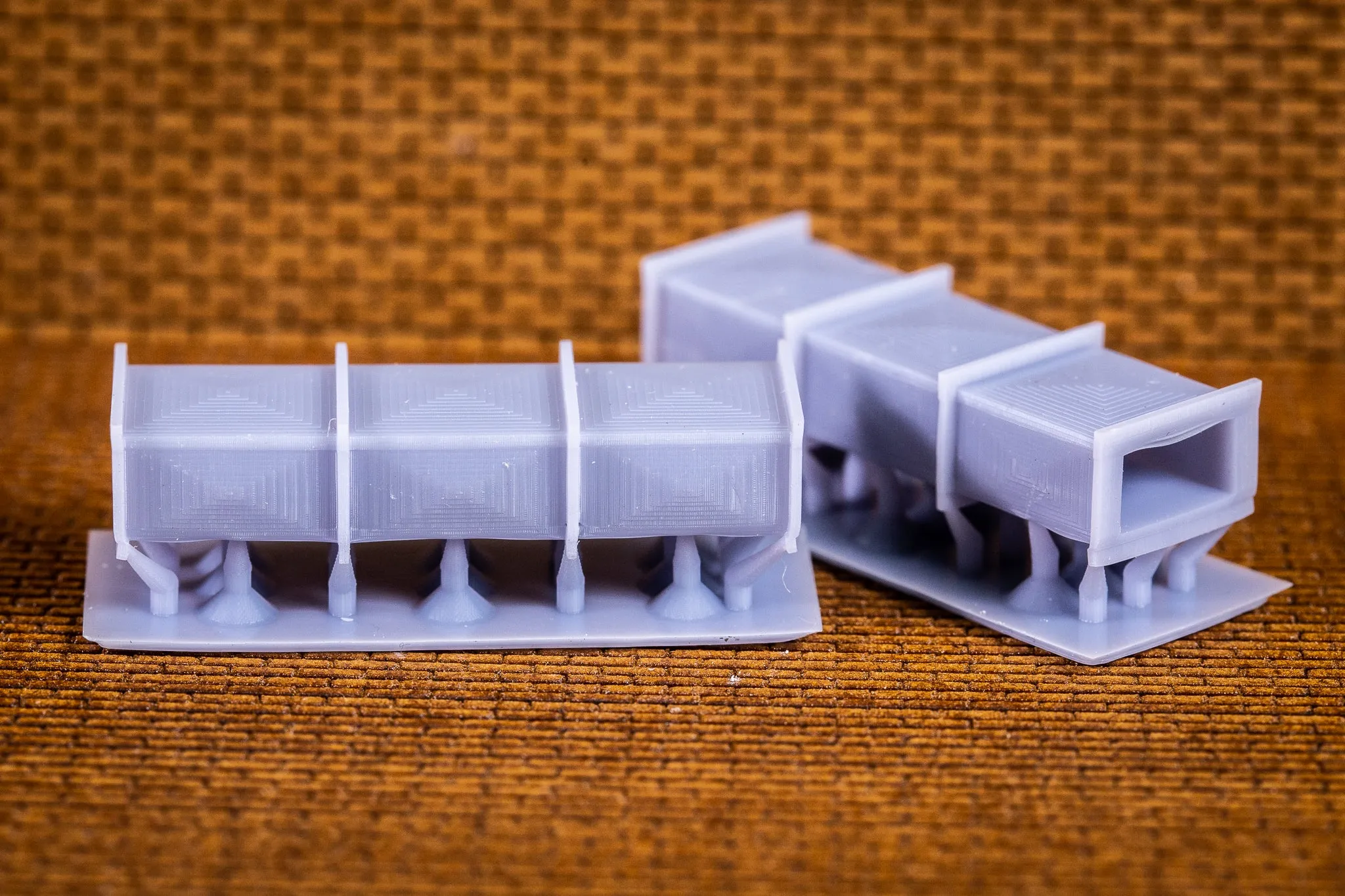 Air conditioner duct 3 section 36L 12w 8h - HO Scale