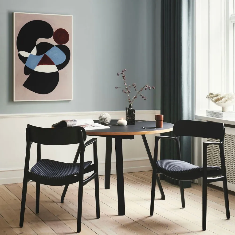 Bent Hansen Asger Chair Polsters Seat, Oiled Oak/Vils Fabric (22 100/110)