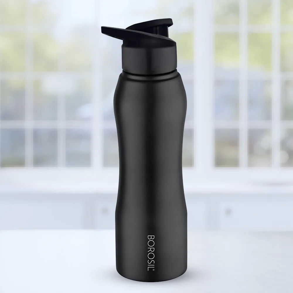 Borosil Grip n Sip Black