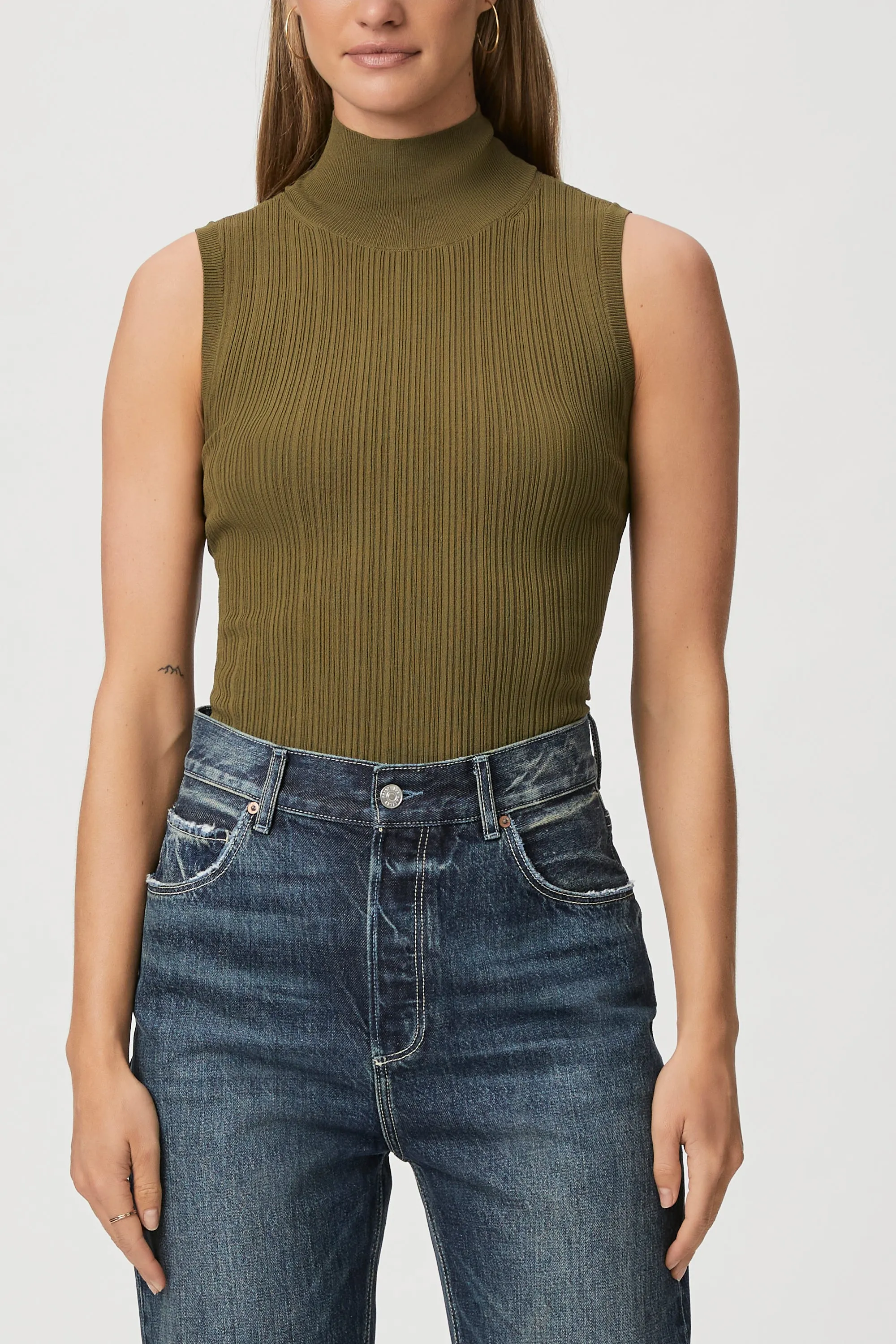 BRIN SWEATER TANK 110424