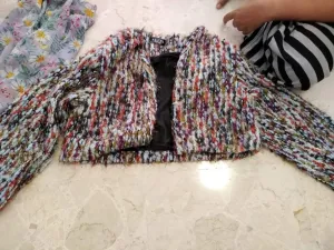 Emelia Short Jacket With Thread Details