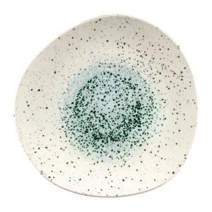 FC120 Churchill Studio Prints Mineral Green Centre Organic Round Plates 286mm (Pack of 12)