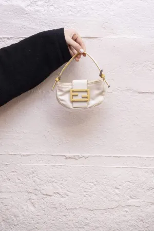 Fendi Micro Canvas Baguette Bag - AGL1485