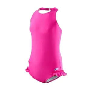 Kes-Vir Girls Halterneck ECO Incontinence Swimsuit - Pink