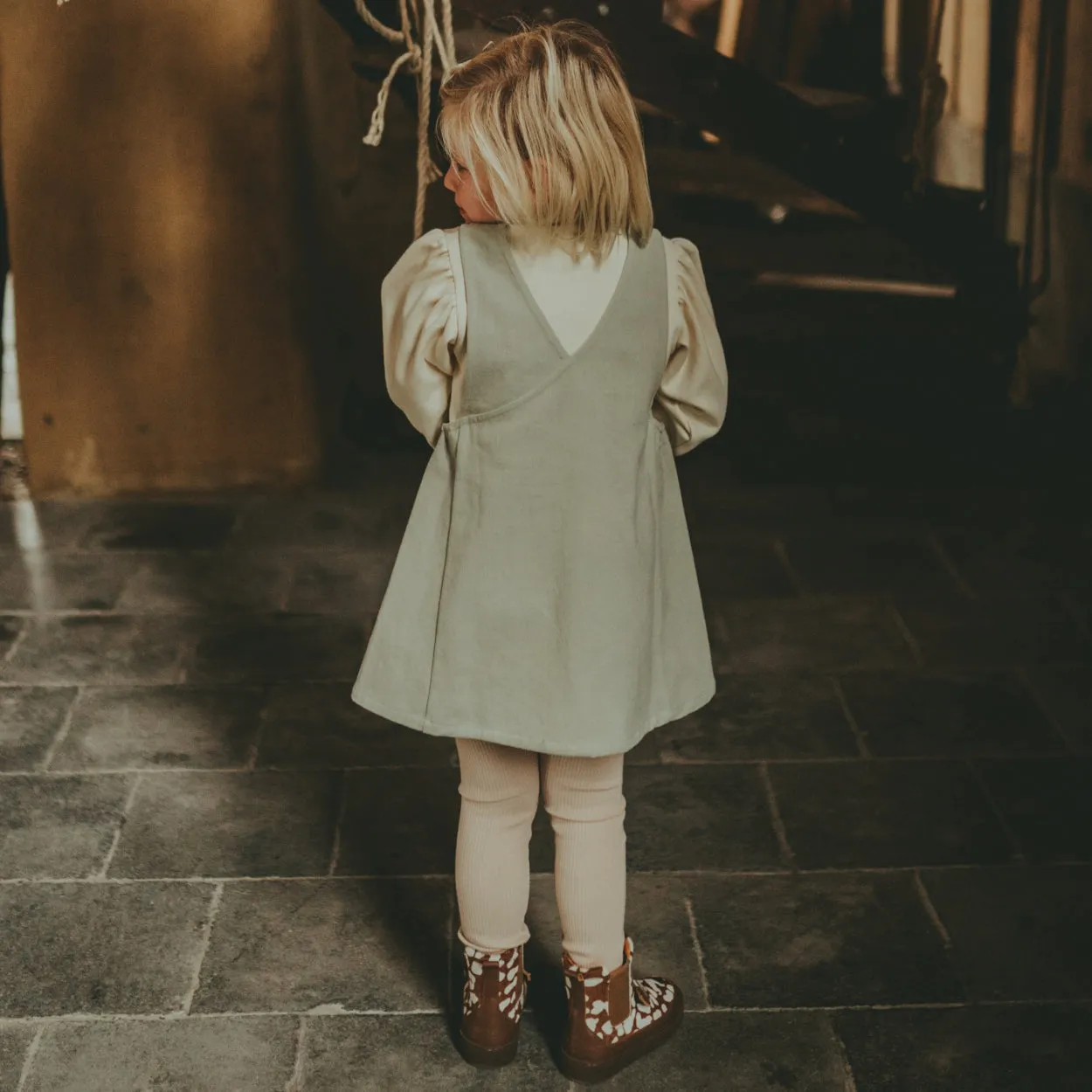 Lonza Dress | Olive Grey