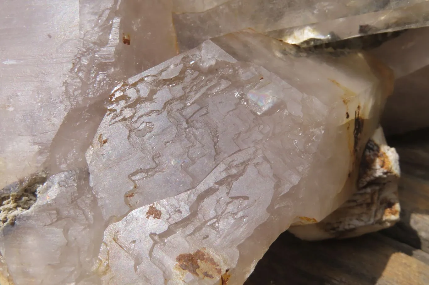 Natural Smokey Quartz Cluster With Schorl x 1 From Zomba, Malawi