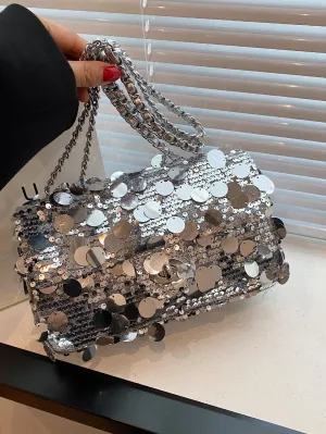 One Shoulder Square Bag Dinner Bag,Evening Bag For Party Girl