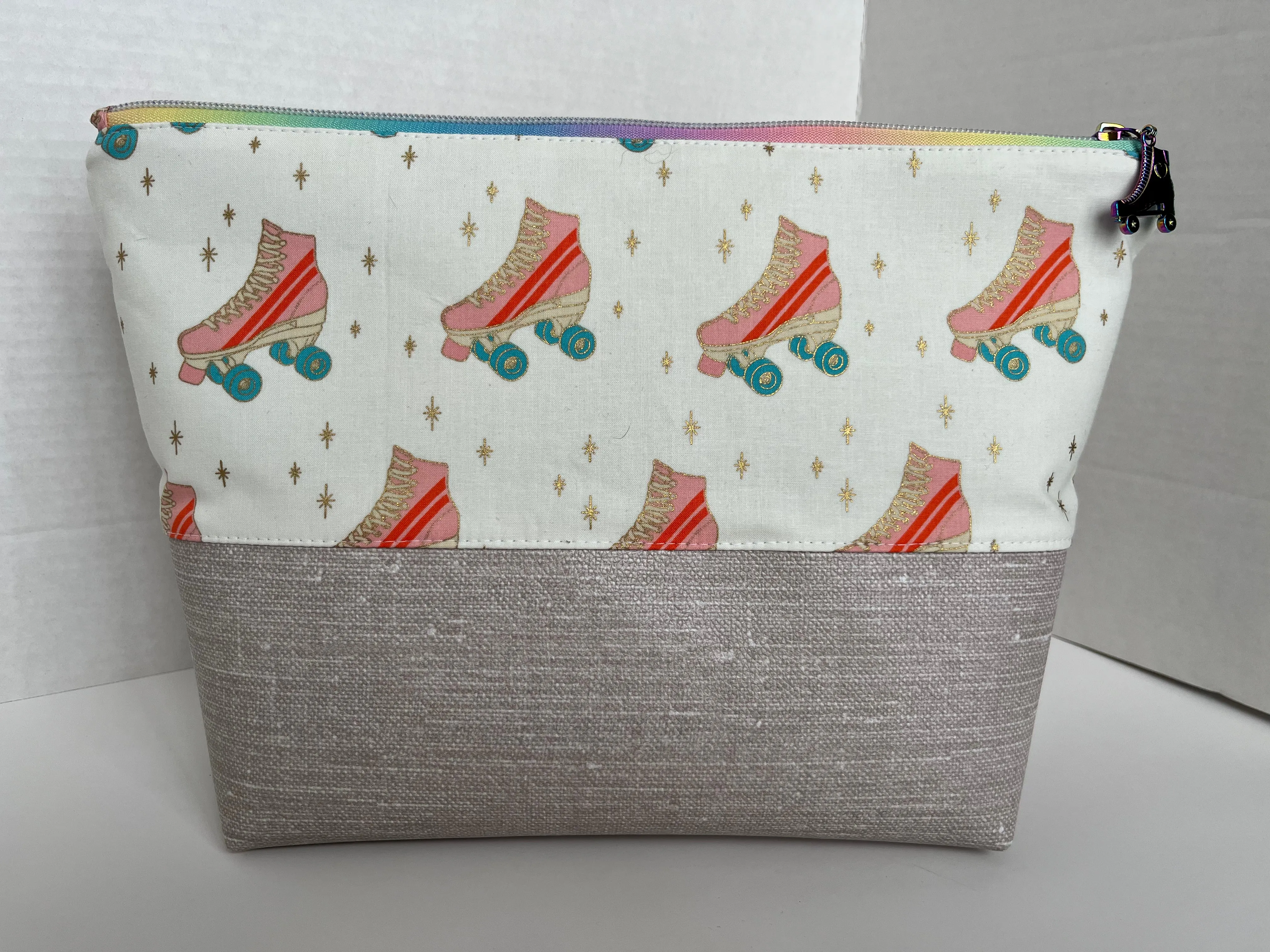 Roller Skates Large Cosmetics Bag,Toiletry Bag