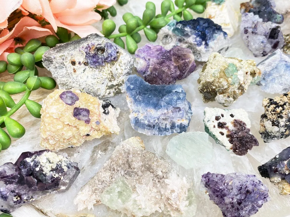 Small Unique Fluorite Specimens