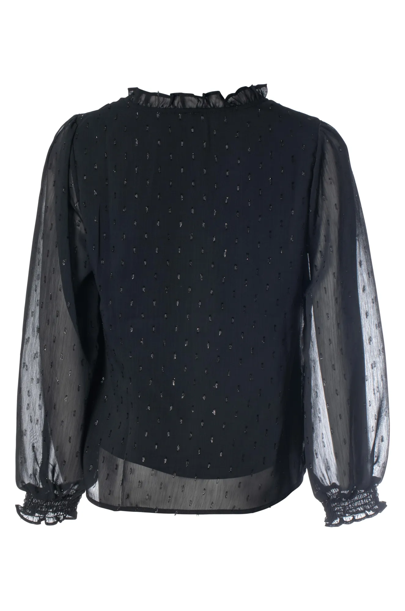 Top with Lurex details | Black | 4091ZZ