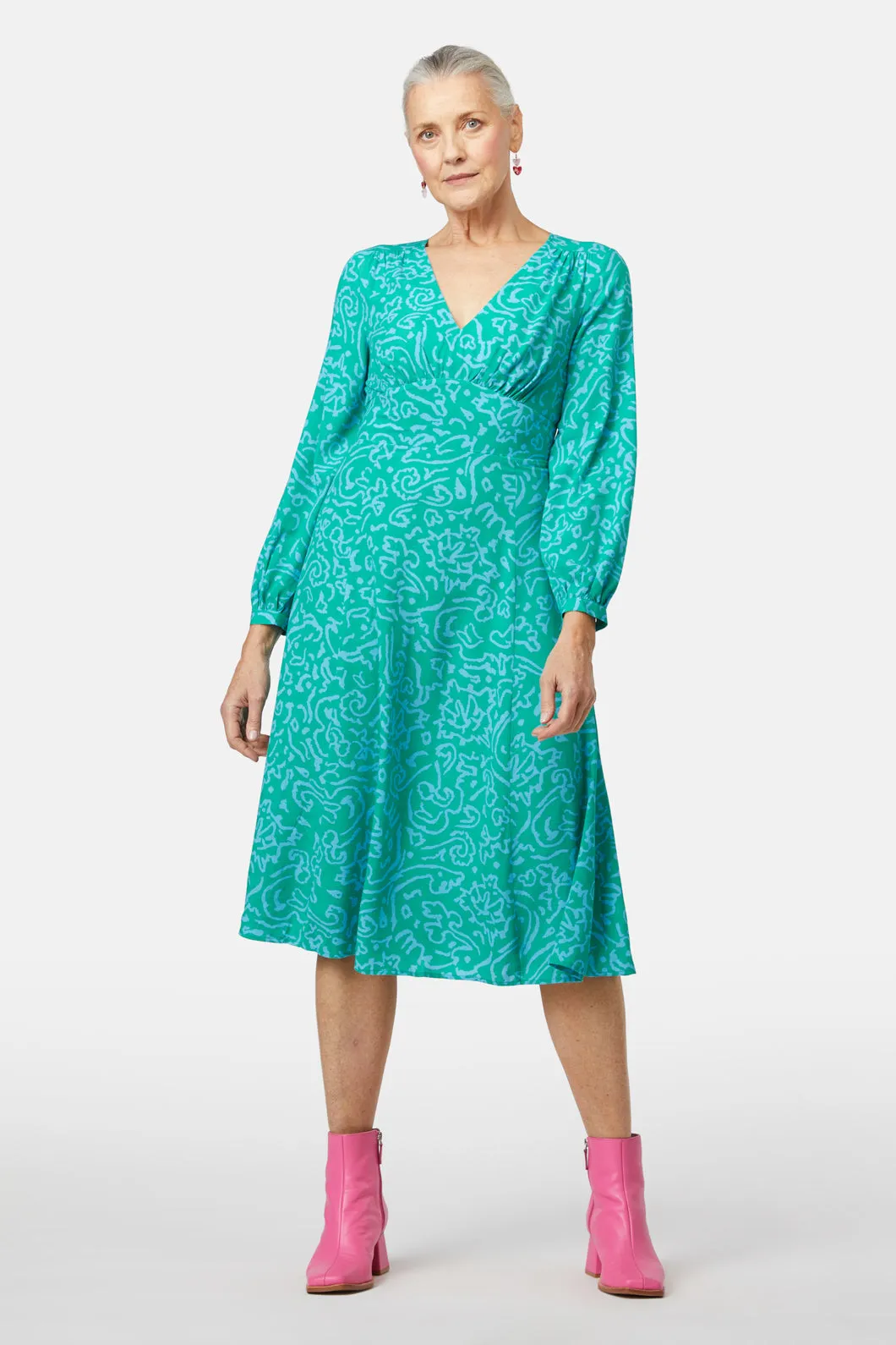 Vase Details Dress