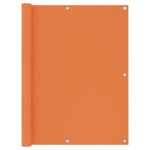 vidaXL Balcony Screen Orange 120x500 cm Oxford Fabric