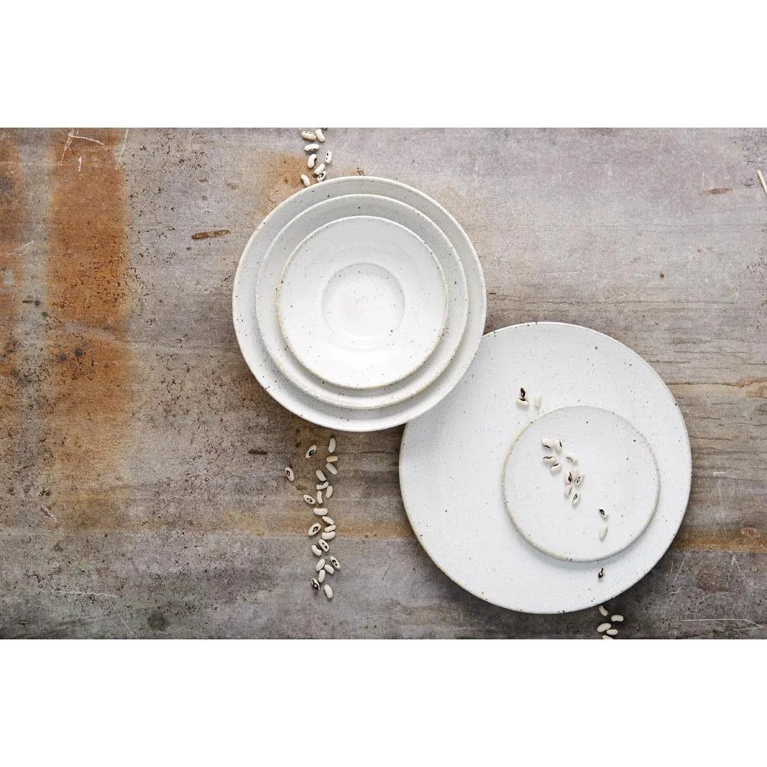 VV856 Rene Ozorio Wabi Sabi Coupe Bowls Lichen 240mm (Pack of 12)