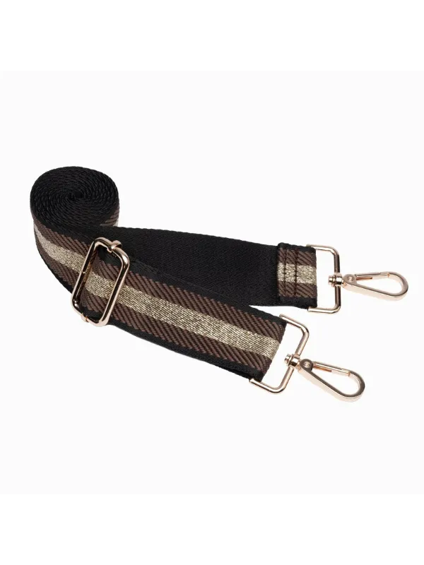 WanderFull Chocolate Brown Shiny Hydrobag with Multi-Strap Options