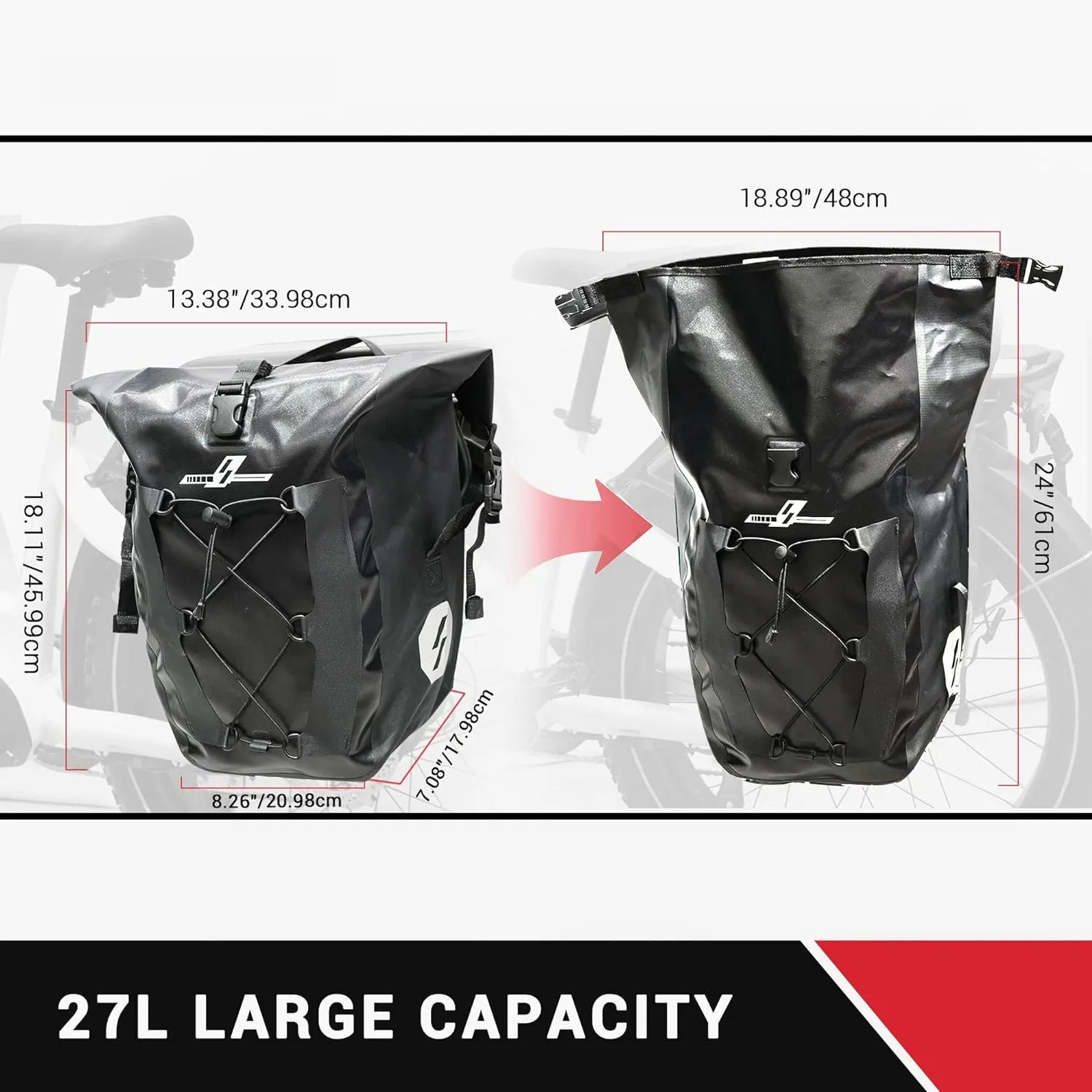 Waterproof Rear Rack Bag Pack